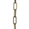 48 in. Brushed Brass Square Profile Accessory Chain by Progress Lighting -Progress Lighting Shop aged brass progress lighting chains p8755 161 64 1000
