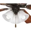 Fan Light Kits Collection 3-Light Antique Bronze Ceiling Fan Light Kit by Progress Lighting -Progress Lighting Shop antique bronze progress lighting ceiling fan light kits p2600 20wb 64 1000