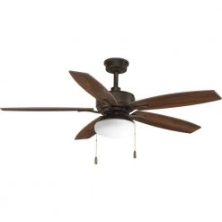 Billows Collection 52 in. LED Indoor Antique Bronze Rustic Ceiling Fan with Light Kit by Progress Lighting 21 Billows Collection 52 in. LED Indoor Antique Bronze Rustic Ceiling Fan with Light Kit by Progress Lighting -Progress Lighting Shop antique bronze progress lighting ceiling fans with lights p2552 20 4f 1000