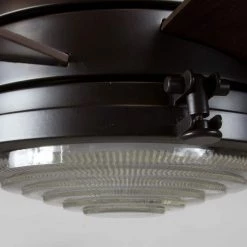 Kudos 52 in. LED Indoor Antique Bronze Ceiling Fan with Light Kit and Remote by Progress Lighting -Progress Lighting Shop antique bronze progress lighting ceiling fans with lights p2568 2030k 4f 1000