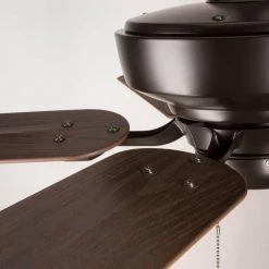 Caleb 68 in. Indoor Antique Bronze Ceiling Fan with Remote by Progress Lighting -Progress Lighting Shop antique bronze progress lighting ceiling fans without lights p2560 20 4f 1000