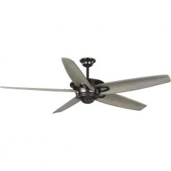 Progress Lighting Shop 30 Caleb Collection 68 in. 5-Blade Antique Bronze AC Motor Transitional Ceiling Fan by Progress Lighting