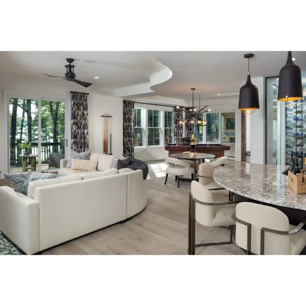 Astra Collection 42-3/8 in. 8-Light Mid-Century Modern Antique Bronze Mid-Century Modern Chandelier Light by Progress Lighting 7 Astra Collection 42-3/8 in. 8-Light Mid-Century Modern Antique Bronze Mid-Century Modern Chandelier Light by Progress Lighting - Image 5