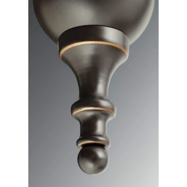 Revive Collection 4-Light Antique Bronze Foyer Pendant with Etched Fluted Glass by Progress Lighting 5 Revive Collection 4-Light Antique Bronze Foyer Pendant with Etched Fluted Glass by Progress Lighting - Image 3