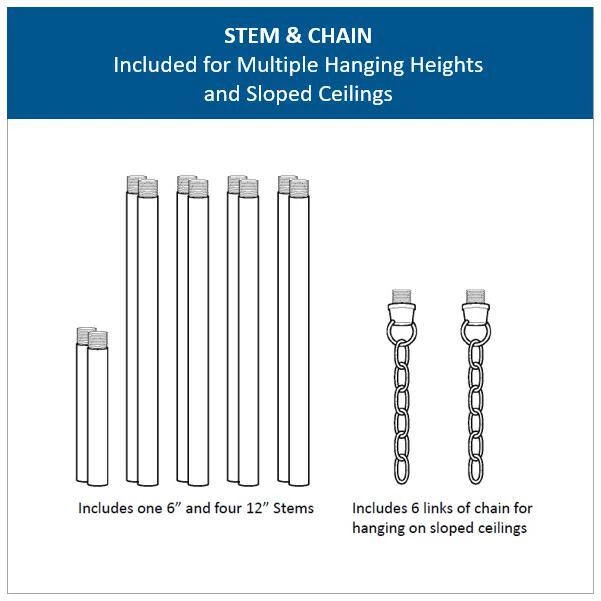 Alexa Collection 5-Light Antique Bronze Etched Umber Linen With Clear Edge Glass Modern Chandelier Light by Progress Lighting 8 Alexa Collection 5-Light Antique Bronze Etched Umber Linen With Clear Edge Glass Modern Chandelier Light by Progress Lighting - Image 6