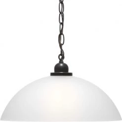 Classic 1-Light Antique Bronze Pendant by Progress Lighting