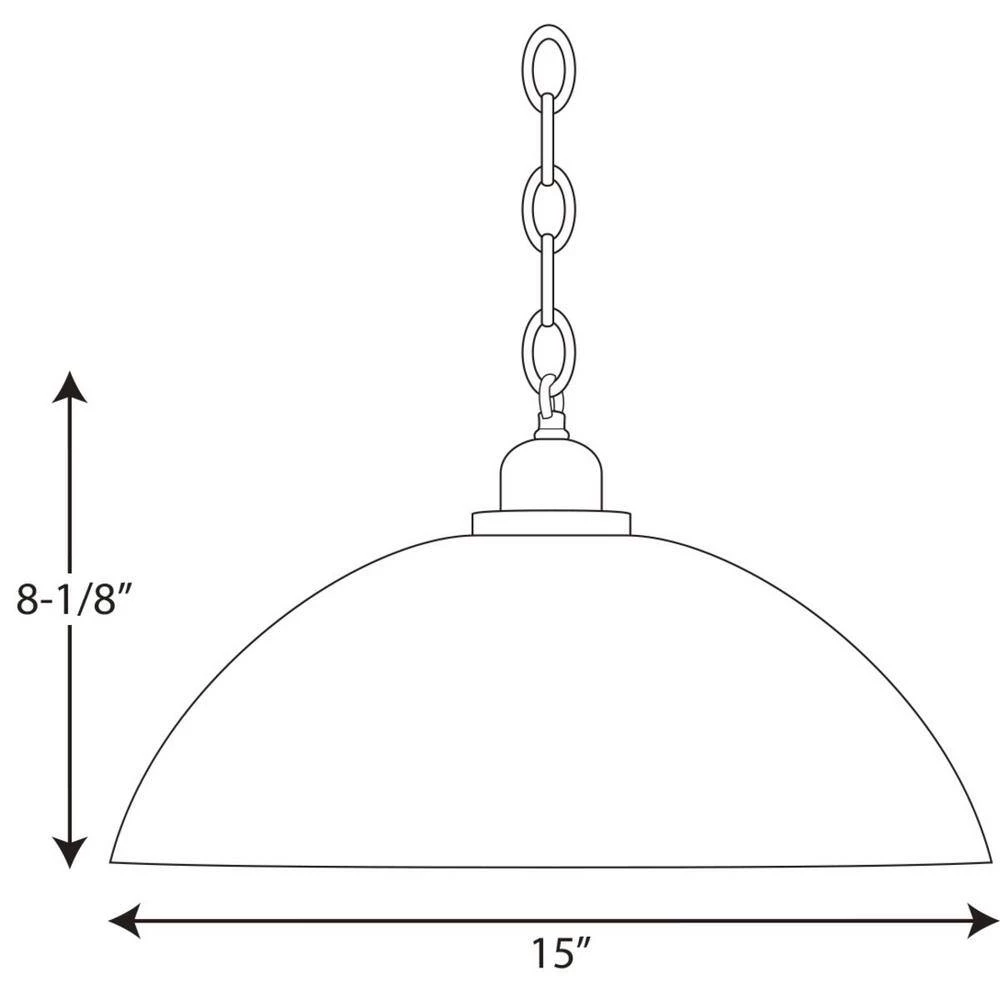 Classic 1-Light Antique Bronze Pendant by Progress Lighting 4 Classic 1-Light Antique Bronze Pendant by Progress Lighting - Image 2