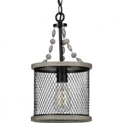 Austelle 1-Light Antique Bronze Mini-Pendant by Progress Lighting