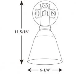 Wall Mount 1-Light 11.3 in. Outdoor Antique Bronze Wall Lantern by Progress Lighting -Progress Lighting Shop antique bronze progress lighting flood lights p5202 20 31 1000