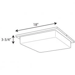 18 in. Transit Collection 3-Light Antique Bronze Integrated LED Flush Mount by Progress Lighting 12 18 in. Transit Collection 3-Light Antique Bronze Integrated LED Flush Mount by Progress Lighting -Progress Lighting Shop antique bronze progress lighting flush mount lights p3432 2030k9 1d 1000