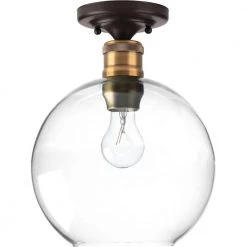Hansford Collection 1-Light Antique Bronze Flush Mount with Clear Globe Shade by Progress Lighting 11 Hansford Collection 1-Light Antique Bronze Flush Mount with Clear Globe Shade by Progress Lighting -Progress Lighting Shop antique bronze progress lighting flush mount lights p350046 020 1d 1000