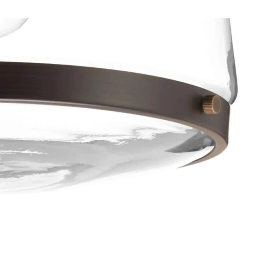 Judson Collection 1-Light Antique Bronze Flush Mount by Progress Lighting 7 Judson Collection 1-Light Antique Bronze Flush Mount by Progress Lighting - Image 5