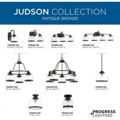 Judson Collection 1-Light Antique Bronze Flush Mount by Progress Lighting 15 Judson Collection 1-Light Antique Bronze Flush Mount by Progress Lighting -Progress Lighting Shop antique bronze progress lighting flush mount lights p350074 020 76 1000