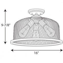 Tilley Collection 3-Light Antique Bronze Semi-Flush Mount by Progress Lighting -Progress Lighting Shop antique bronze progress lighting flush mount lights p350091 020 31 1000