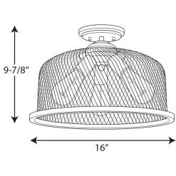 Tilley Collection 3-Light Antique Bronze Semi-Flush Mount by Progress Lighting -Progress Lighting Shop antique bronze progress lighting flush mount lights p350091 020 4f 1000