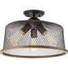 Tilley Collection 3-Light Antique Bronze Semi-Flush Mount by Progress Lighting 2 Tilley Collection 3-Light Antique Bronze Semi-Flush Mount by Progress Lighting -Progress Lighting Shop antique bronze progress lighting flush mount lights p350091 020 64 1000