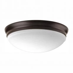 LED Flush Mount Collection 25-Watt Antique Bronze Integrated LED Flush Mount by Progress Lighting