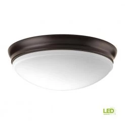 LED Flush Mount Collection 25-Watt Antique Bronze Integrated LED Flush Mount by Progress Lighting -Progress Lighting Shop antique bronze progress lighting flush mount lights p350101 020 30 a0 1000