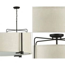 Kempsey 21.75 in. 3-Light Antique Bronze Flush Mount by Progress Lighting -Progress Lighting Shop antique bronze progress lighting flush mount lights p350110 020 fa 1000