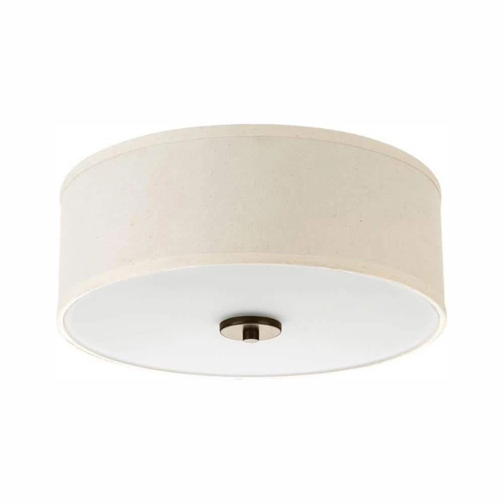 Inspire Collection Antique Bronze Integrated LED Transitional Kitchen Ceiling Light Drum Flush Mount by Progress Lighting 3 Inspire Collection Antique Bronze Integrated LED Transitional Kitchen Ceiling Light Drum Flush Mount by Progress Lighting