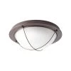 14 in. Portal Collection 1-Light Antique Bronze Integrated LED Flush Mount by Progress Lighting -Progress Lighting Shop antique bronze progress lighting flush mount lights p3659 2030k9 64 1000