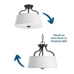 Arden Collection 2-Light Antique Bronze Semi-Flush Mount by Progress Lighting -Progress Lighting Shop antique bronze progress lighting flush mount lights p3720 20 44 1000