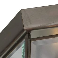 4-Light Antique Bronze Clear Beveled Glass Traditional Indoor Outdoor 9-3/4" Flush Mount Light by Progress Lighting -Progress Lighting Shop antique bronze progress lighting flush mount lights p5789 20 44 1000