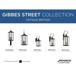 Gibbes Street Collection 3-Light Antique Bronze Clear Beveled Glass New Traditional Outdoor Hanging Porch Lantern Light by Progress Lighting -Progress Lighting Shop antique bronze progress lighting outdoor chandeliers p550004 020 76 1000