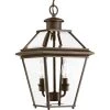 Burlington Collection 2-Light Antique Bronze Clear Beveled Glass New Traditional Outdoor Hanging Lantern Light by Progress Lighting 1 Burlington Collection 2-Light Antique Bronze Clear Beveled Glass New Traditional Outdoor Hanging Lantern Light by Progress Lighting -Progress Lighting Shop antique bronze progress lighting outdoor chandeliers p6537 20 64 1000