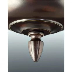 Westport Collection 1-Light Antique Bronze Clear Seeded Glass Traditional Outdoor Close-to-Ceiling Light by Progress Lighting -Progress Lighting Shop antique bronze progress lighting outdoor flush mount lights p3883 20 1d 1000