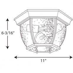 Roman Coach Collection 2-Light Antique Bronze Clear Seeded Glass Traditional Outdoor Close-to-Ceiling Light by Progress Lighting 7 Roman Coach Collection 2-Light Antique Bronze Clear Seeded Glass Traditional Outdoor Close-to-Ceiling Light by Progress Lighting -Progress Lighting Shop antique bronze progress lighting outdoor flush mount lights p6019 20 31 1000