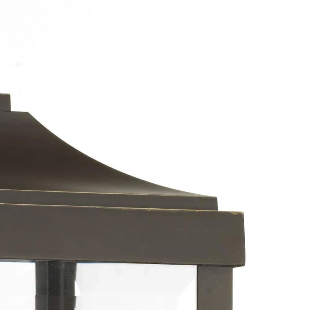 Gibbes Street Collection 9-1/2 in. 3-Light Antique Bronze Clear Beveled Glass New Traditional Outdoor Post Lantern Light by Progress Lighting 4 Gibbes Street Collection 9-1/2 in. 3-Light Antique Bronze Clear Beveled Glass New Traditional Outdoor Post Lantern Light by Progress Lighting - Image 2