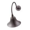 Glenlake 1-Light Antique Bronze 19.6 in. Outdoor Wall Mount Gooseneck Wall Lantern Sconce by Progress Lighting