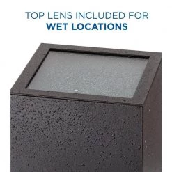 Coastal 64-Watt 6 in. Antique Bronze Integrated LED Outdoor Square Cast Aluminum Modern Cylinder Wall Lantern by Progress Lighting -Progress Lighting Shop antique bronze progress lighting outdoor sconces p560295 020 30 1f 1000