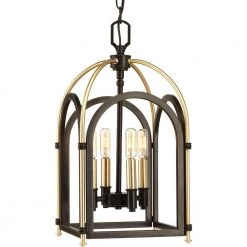 Westfall Collection 4-Light Antique Bronze Pendant by Progress Lighting