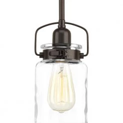 Calhoun Collection 1-Light Antique Bronze Pendant by Progress Lighting