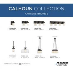 Calhoun Collection 1-Light Antique Bronze Pendant by Progress Lighting 13 Calhoun Collection 1-Light Antique Bronze Pendant by Progress Lighting -Progress Lighting Shop antique bronze progress lighting pendant lights p500055 020 76 1000