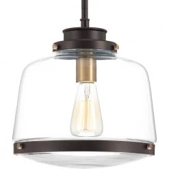 Judson Collection 1-Light Antique Bronze Pendant by Progress Lighting