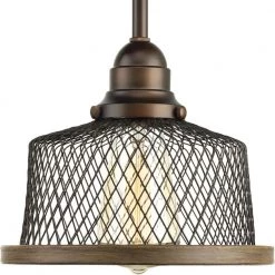 Tilley Collection 1-Light Antique Bronze Pendant by Progress Lighting