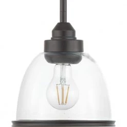 Saluda 1-Light Antique Bronze Pendant by Progress Lighting