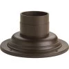 Antique Bronze Pedestal Mount For Outdoor Post Lights by Progress Lighting
