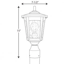 East Haven Collection 1-Light Antique Bronze Clear Seeded Glass Transitional Outdoor Post Lantern Light by Progress Lighting 9 East Haven Collection 1-Light Antique Bronze Clear Seeded Glass Transitional Outdoor Post Lantern Light by Progress Lighting -Progress Lighting Shop antique bronze progress lighting post light sets p6425 20 31 1000