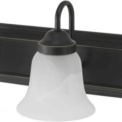 Solvang 24 in. 3-Light Antique Bronze Vanity Light with Etched Alabaster Glass Shades by Progress Lighting -Progress Lighting Shop antique bronze progress lighting vanity lighting p2103 20di c3 1000