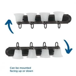 Solvang 30 in. 4-Light Antique Bronze Vanity Light with Etched Alabaster Glass Shades by Progress Lighting -Progress Lighting Shop antique bronze progress lighting vanity lighting p2104 20di 44 1000