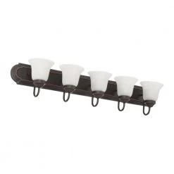 36 in. 5-Light Antique Bronze Bathroom Vanity Light with Glass Shades by Progress Lighting -Progress Lighting Shop antique bronze progress lighting vanity lighting p2106 20 66 1000