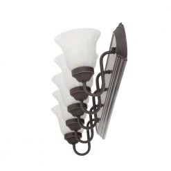 36 in. 5-Light Antique Bronze Bathroom Vanity Light with Glass Shades by Progress Lighting -Progress Lighting Shop antique bronze progress lighting vanity lighting p2106 20 a0 1000