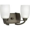 Wisten Collection 2-Light Antique Bronze Etched Glass Modern Bath Vanity Light by Progress Lighting 1 Wisten Collection 2-Light Antique Bronze Etched Glass Modern Bath Vanity Light by Progress Lighting -Progress Lighting Shop antique bronze progress lighting vanity lighting p2795 20 64 1000