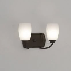 Wisten Collection 2-Light Antique Bronze Etched Glass Modern Bath Vanity Light by Progress Lighting -Progress Lighting Shop antique bronze progress lighting vanity lighting p2795 20 66 1000