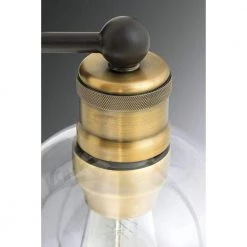 Hansford Collection 24.5 in. Vintage Electric 3-Light Antique Bronze Coastal Farmhouse Clear Glass Bathroom Vanity Light by Progress Lighting -Progress Lighting Shop antique bronze progress lighting vanity lighting p300051 020 fa 1000