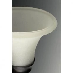 Applause Collection 1-Light Antique Bronze Bath Sconce with Natural Parchment Glass Shade by Progress Lighting -Progress Lighting Shop antique bronze progress lighting wall sconces p2095 20 1d 1000